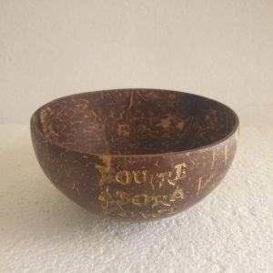 COCONUT SHELL WITH ENGRAVING THE LETTER-TYPOGRAPHY SERVICE- SUSTAINABLE &ECO FRIENDLY GIFT- PRE ORDER ONLY