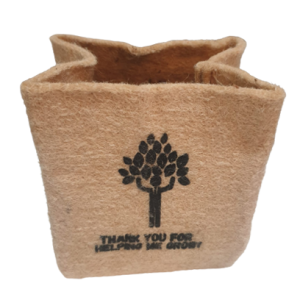 Gift Pouch, 14 cm height, 12 cm width Square shape