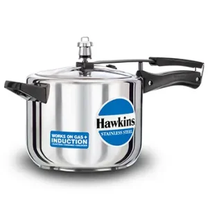 HAWKINS STAINLESS STEEL PRESSURE COOKER - 5 LITRE (HSS50)