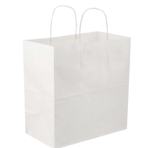 Paper Bag -White  Color (5pcs)29x15x29 cm