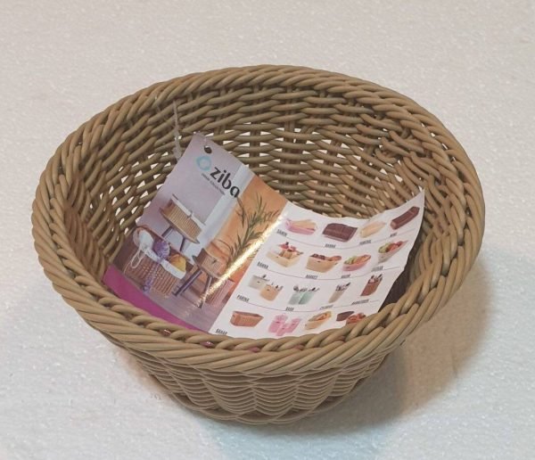Plastic-Round-Basket-16-cm-Bamboo-Rattan-Products-Home-Needs-New-Arrivals