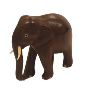 Elephant- Crafted on Wood -Symbol of Strength-14cm Length * 13cm Height