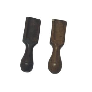 Wooden Spoon-Masala Spoon-9*2 cm-2 Pc set – Natural Mini Wooden Spoon for Spices, Tea & Coffee