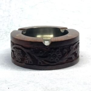 Wooden Ashtray-10cm Dia 4cm Height