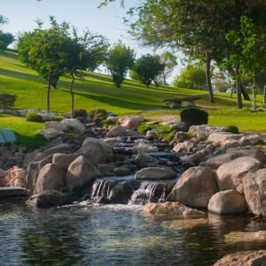 Tranquil Park Stream Photography-Katara