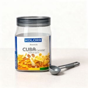 Kolorr CUBA Airtight Storage Canister – 2.5 Ltr with Spoon